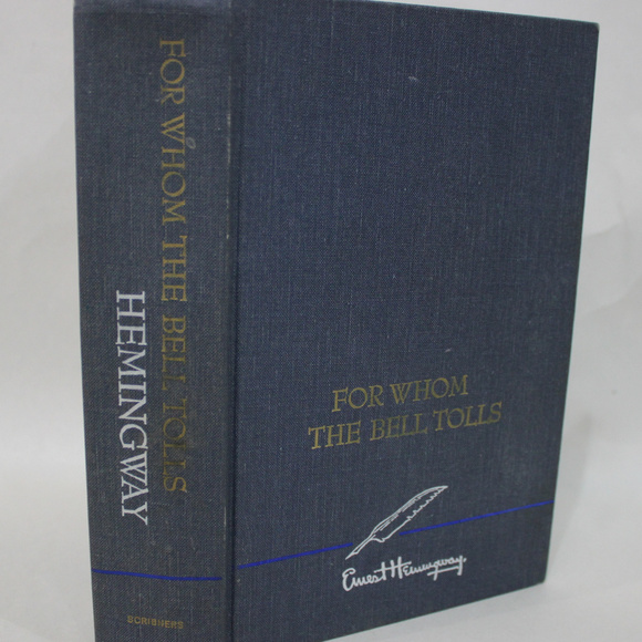 Other - For whom the Bell Tolls Ernest Hemingway Blue Book Other - For whom the Bell Tolls Ernest Hemingway Blue Book
